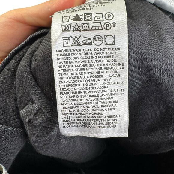 Levi’s Distressed Black High Waisted Taper Straight Leg Cotton Jeans - Picture 7 of 8